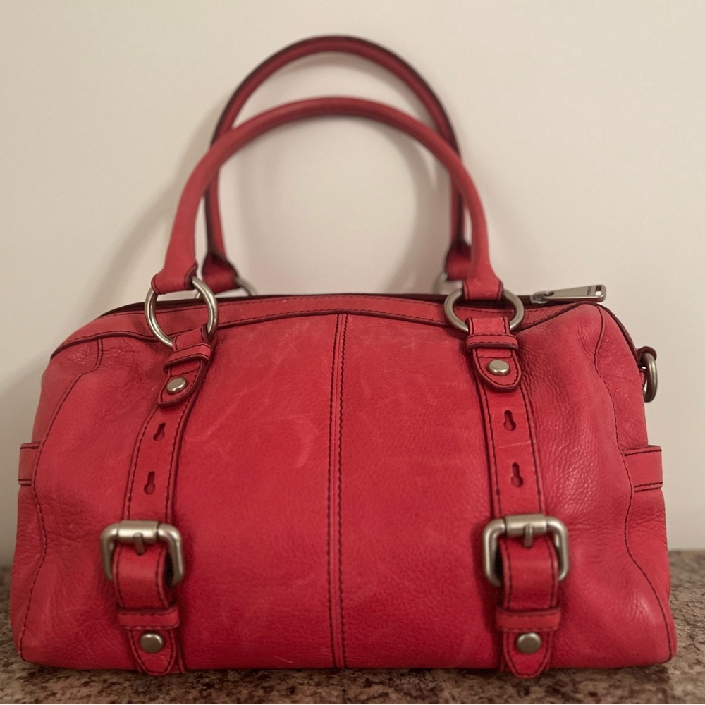 Pink Fossil Handbag